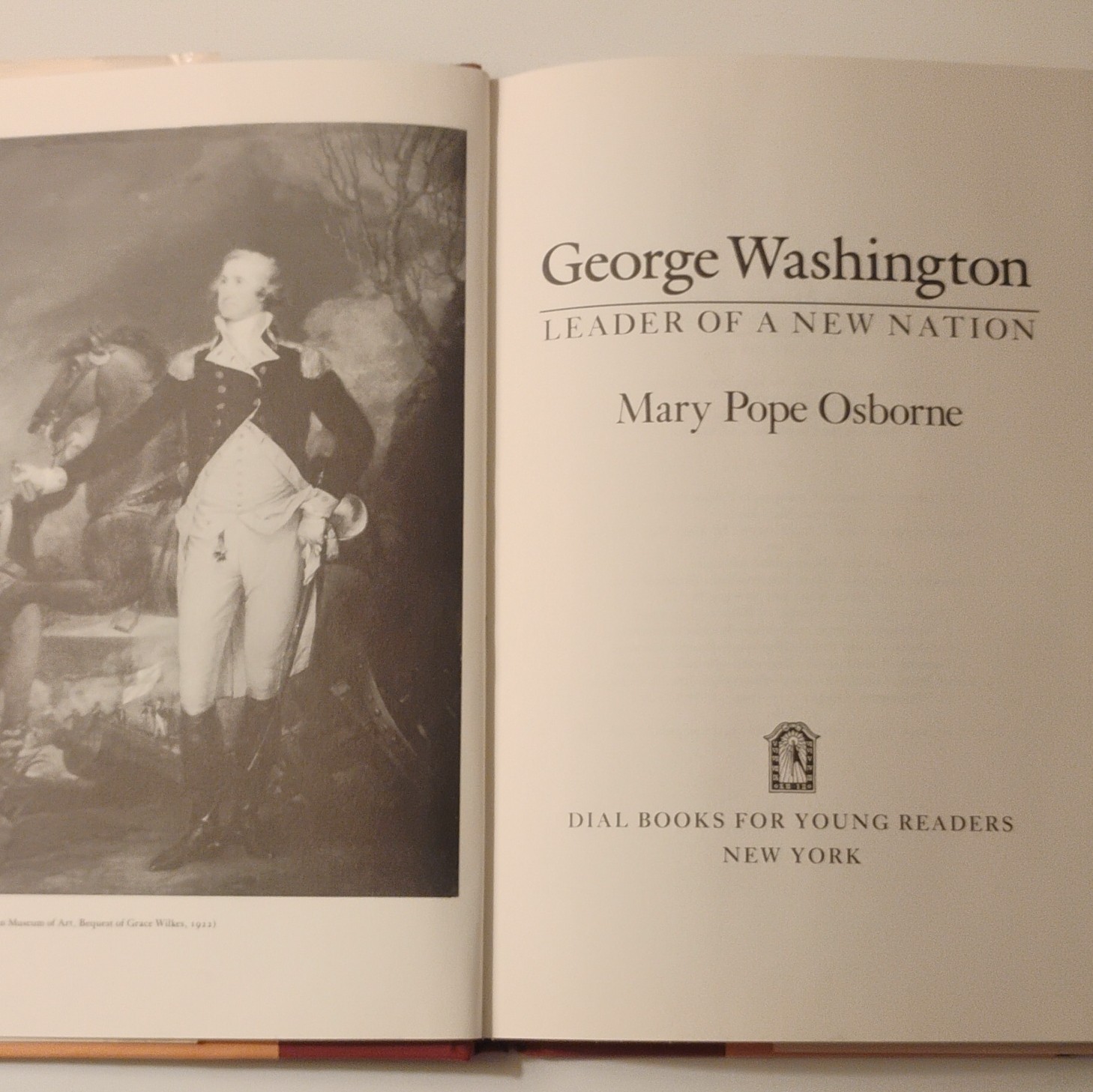 Mary Pope Osborne George Washington: Leader of a New Nation HC