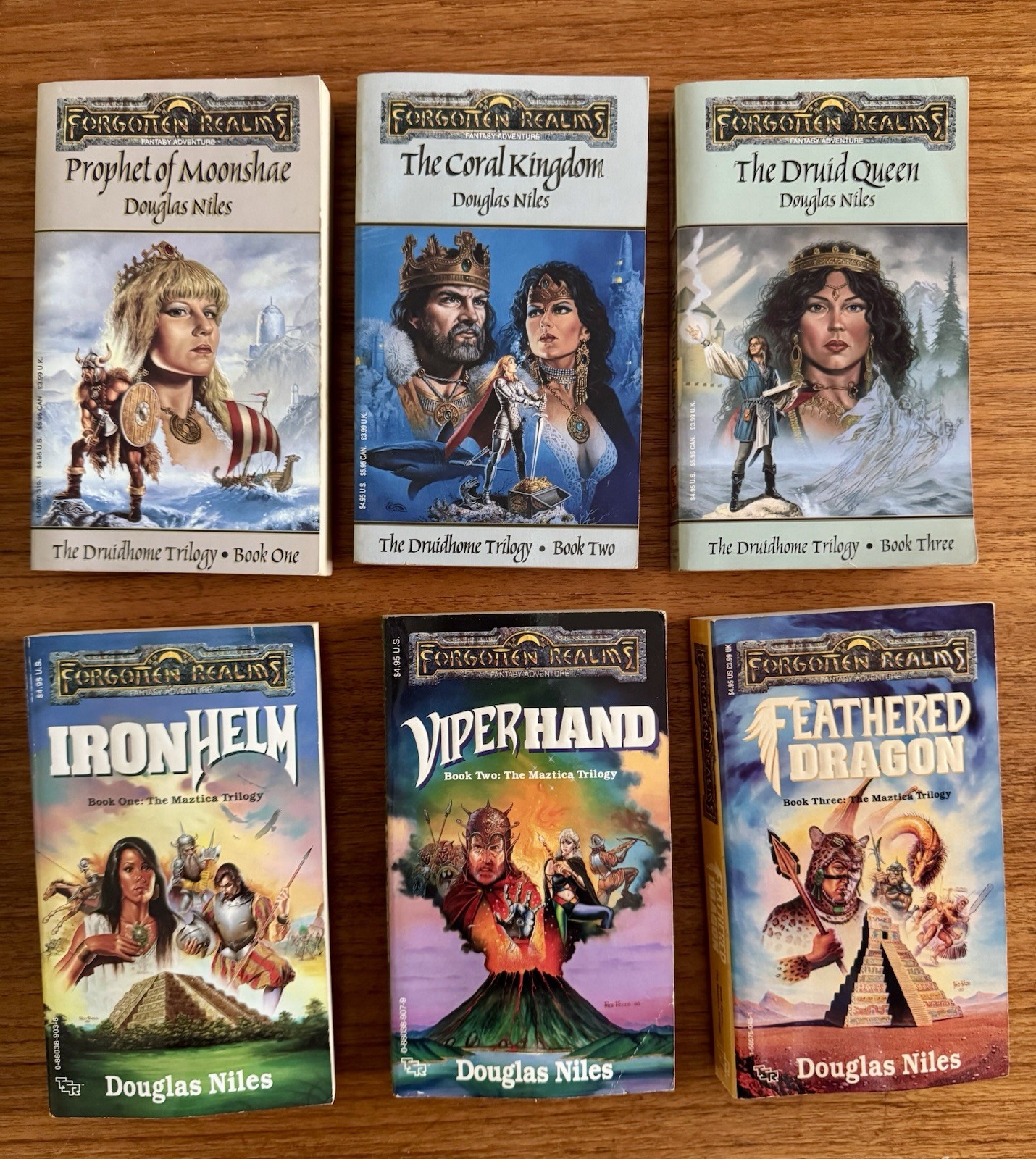 FORGOTTEN REALMS 53x PAPERBACK Book LOT Fantasy TSR Trilogies Etc