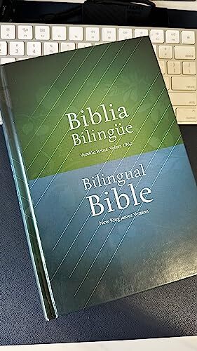NKJV RVR60 Bilingual Bible Hardcover Spanish Edition 1lb