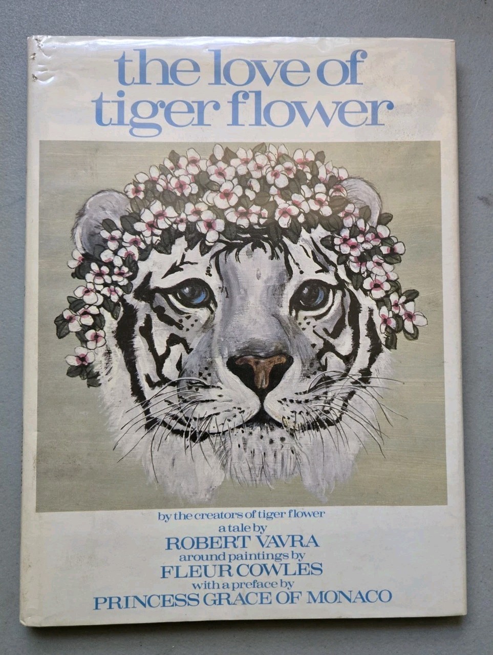 THE LOVE OF TIGER FLOWER 1980 HC DJ 1ST Edition Robert Vavra Fleur Cowles