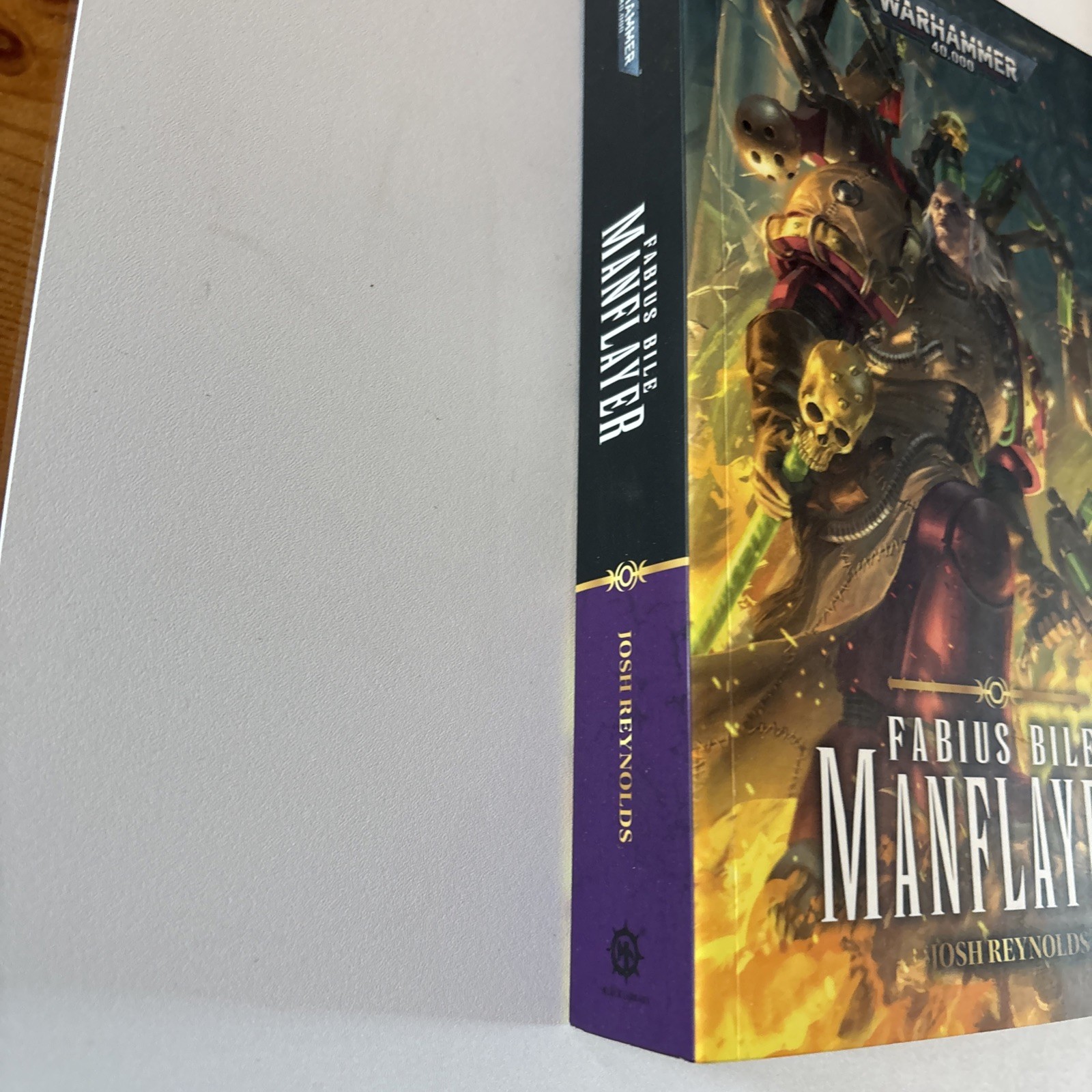 Warhammer 40K Fabius Bile MANFLAYER By Josh Reynolds Trade Paperback Excellent!