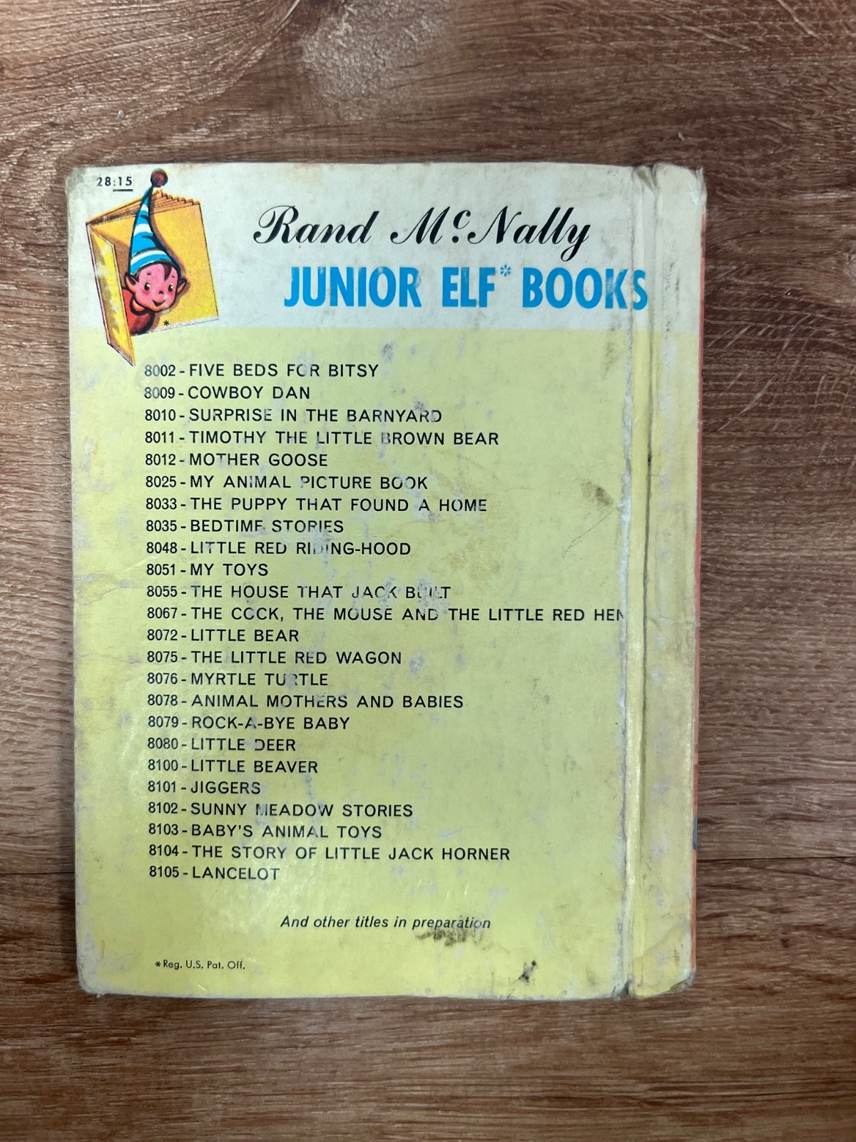 Lot of 9 Vintage Rand McNally Junior Elf Books Varying Condition
