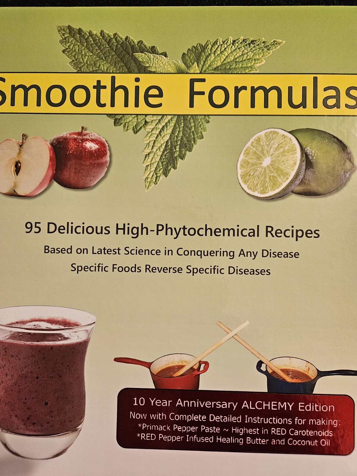 Food Healing Science Smoothie Formula Book By Jeff Primack 95 Recipes 10th Anniv