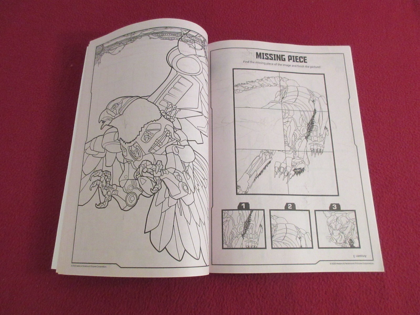Transformers Rise of the Beasts Jumbo Coloring & Activity Book – 80 Pages