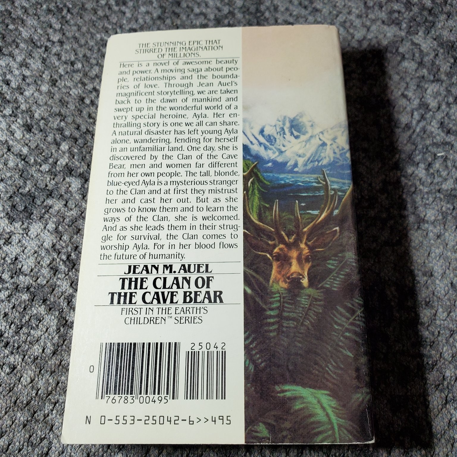 The Clan of the Cave Bear Jean M. Auel 1983 Earth’s Children Prehistoric Bantam