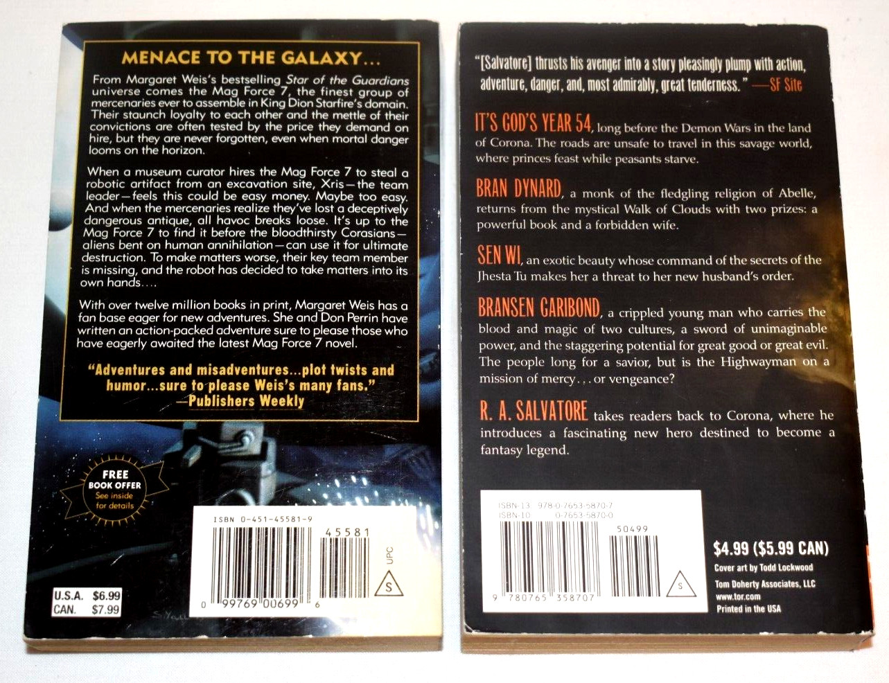 FANTASY SCI-FI Paperback Book Lot Of 19 Series & Standalone Novels