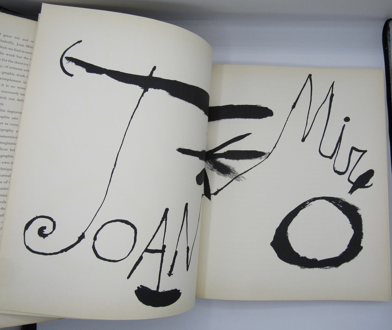 Joan Miro His Graphic Work 1958 Harry N. Abrams 11×13” 1st ed Sam Hunter