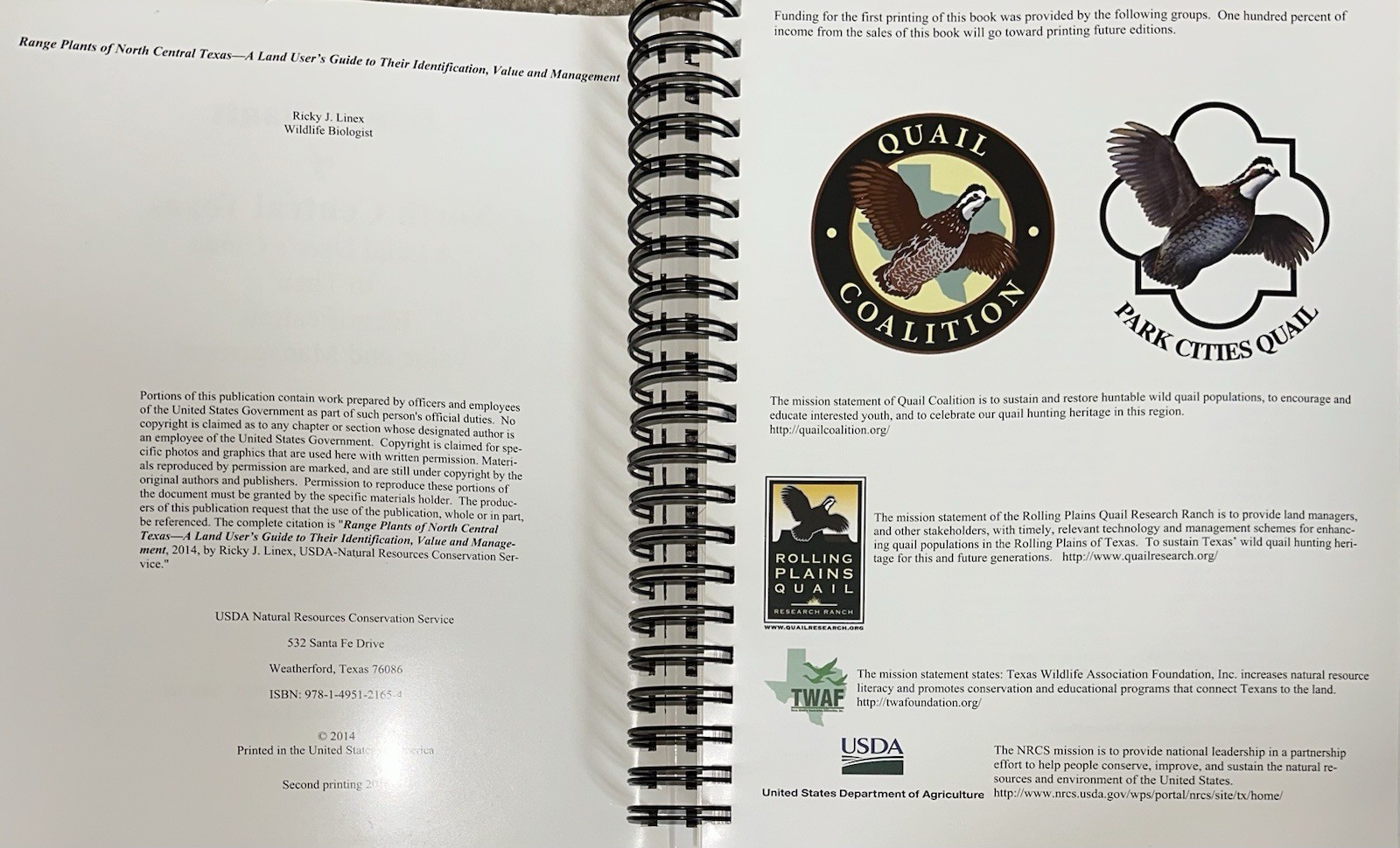 2014 Range Plants of North Central Texas : A Land Users Guide to Their…
