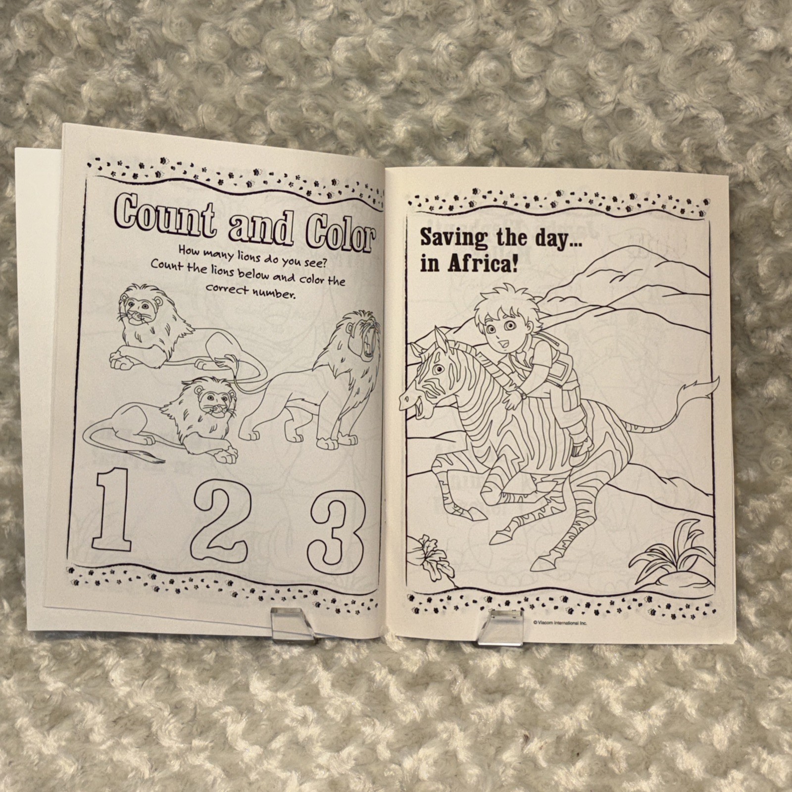 Nickelodeon Go Diego Go African Safari Activity Book Includes Over 30 Stickers