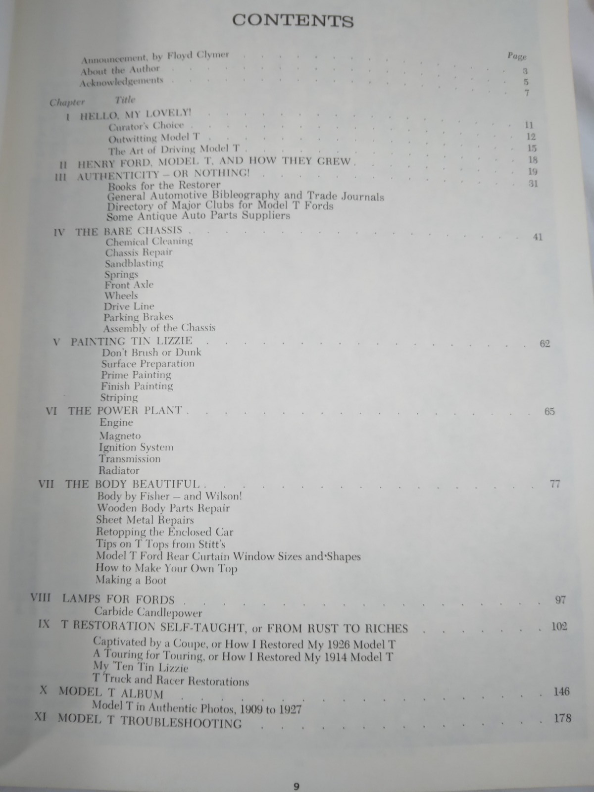 LOT OF 7 Model T Ford Books MODEL T FORD RESTORATION HANDBOOK By Leslie R. Henry