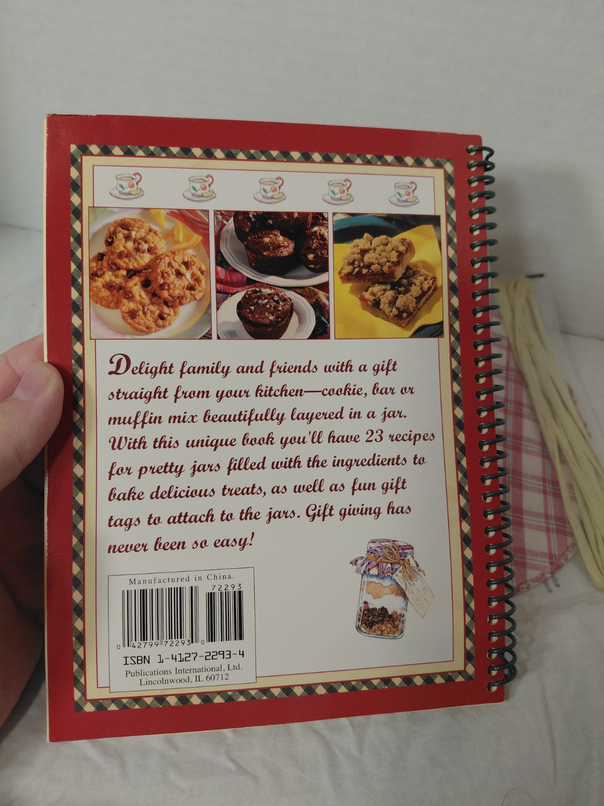 Gifts From A Jar “Cookies & Muffins” Complete With Raffi & Fabric Book