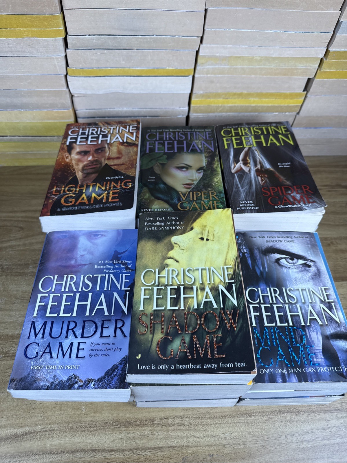 Lot of 22 Paranormal Romance Paperbacks by Christine Feehan Random Mix of Series
