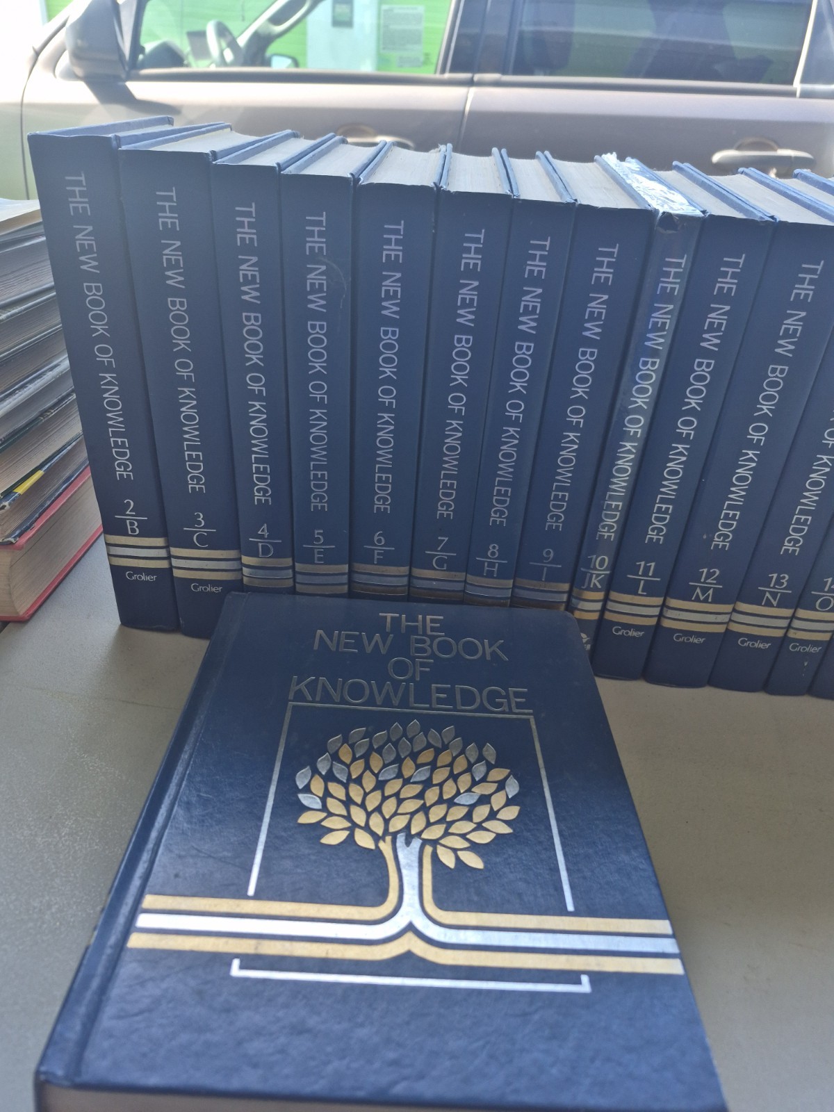 📖The New Book Of Knowledge: Complete Set Of 21 Encyclopedia, A-Z, Index Grolier