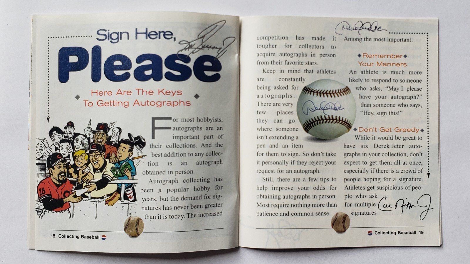 Vintage 2001 Pepsi Collecting Baseball Cards Booklet Magazine Comic MLB Mint