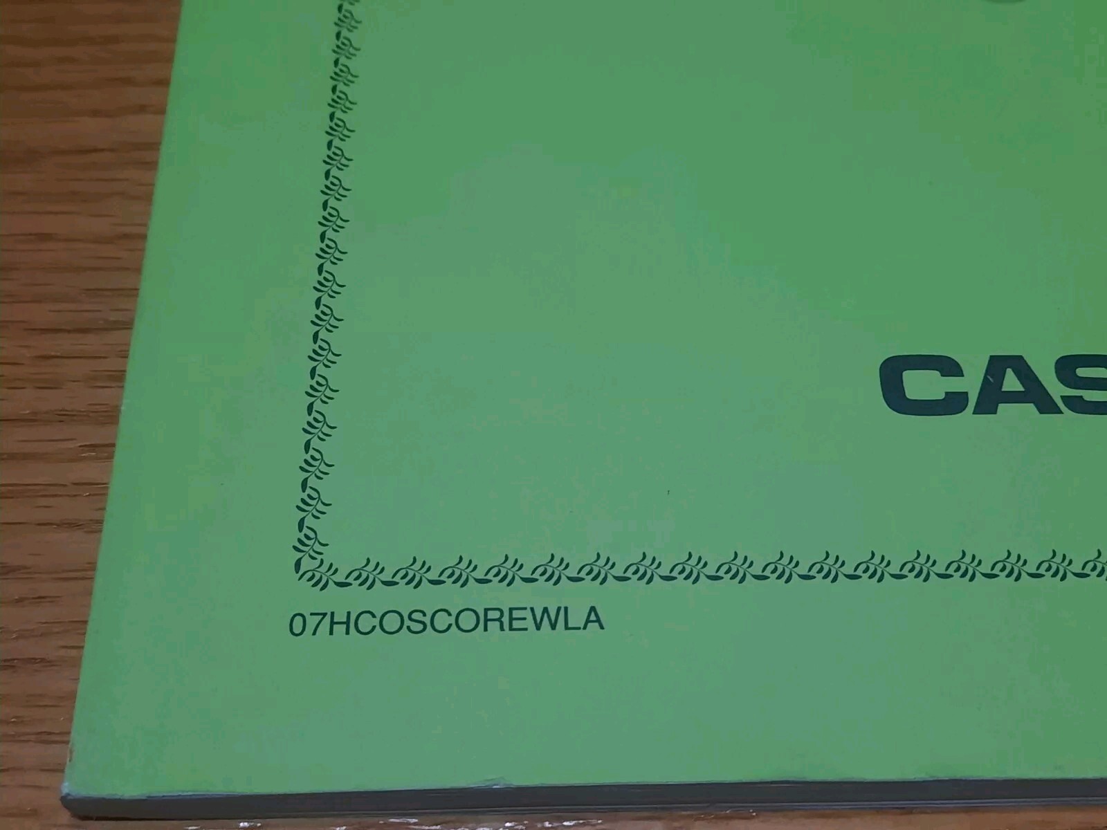 Casio Song Book 07HCOSCOREWLA MA0803-A with 90 Songs 136 Pages
