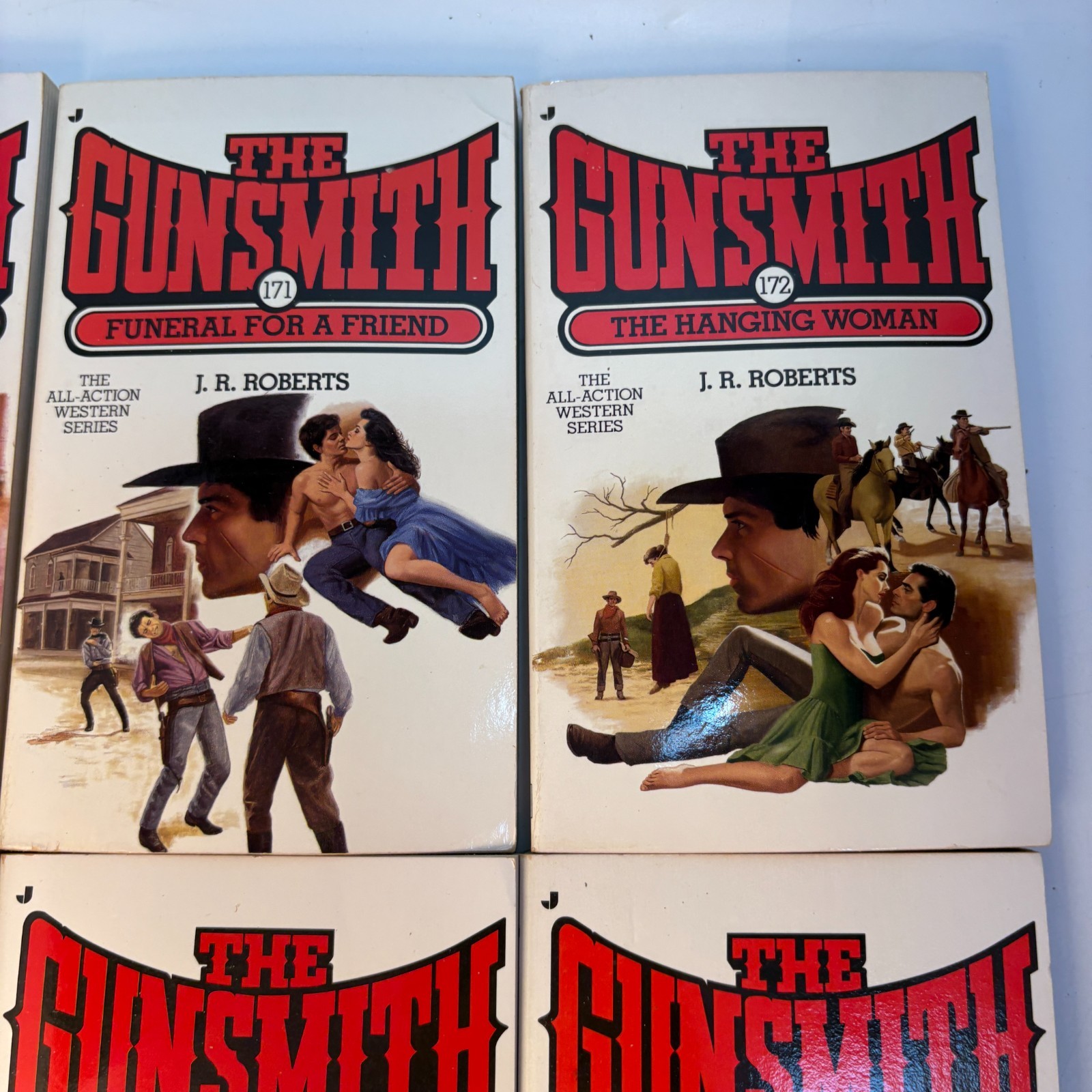 The Gunsmith Series – JR Roberts Lot of 10 Paperbacks Vols. #170-179