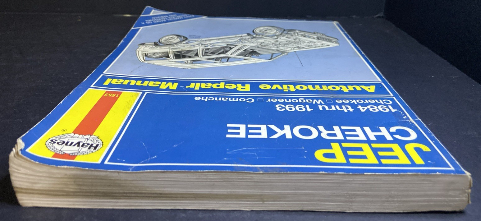 Jeep Cherokee 1984 thru 1993 Automotive Repair Manual – Wagoneer Haynes PB 1993