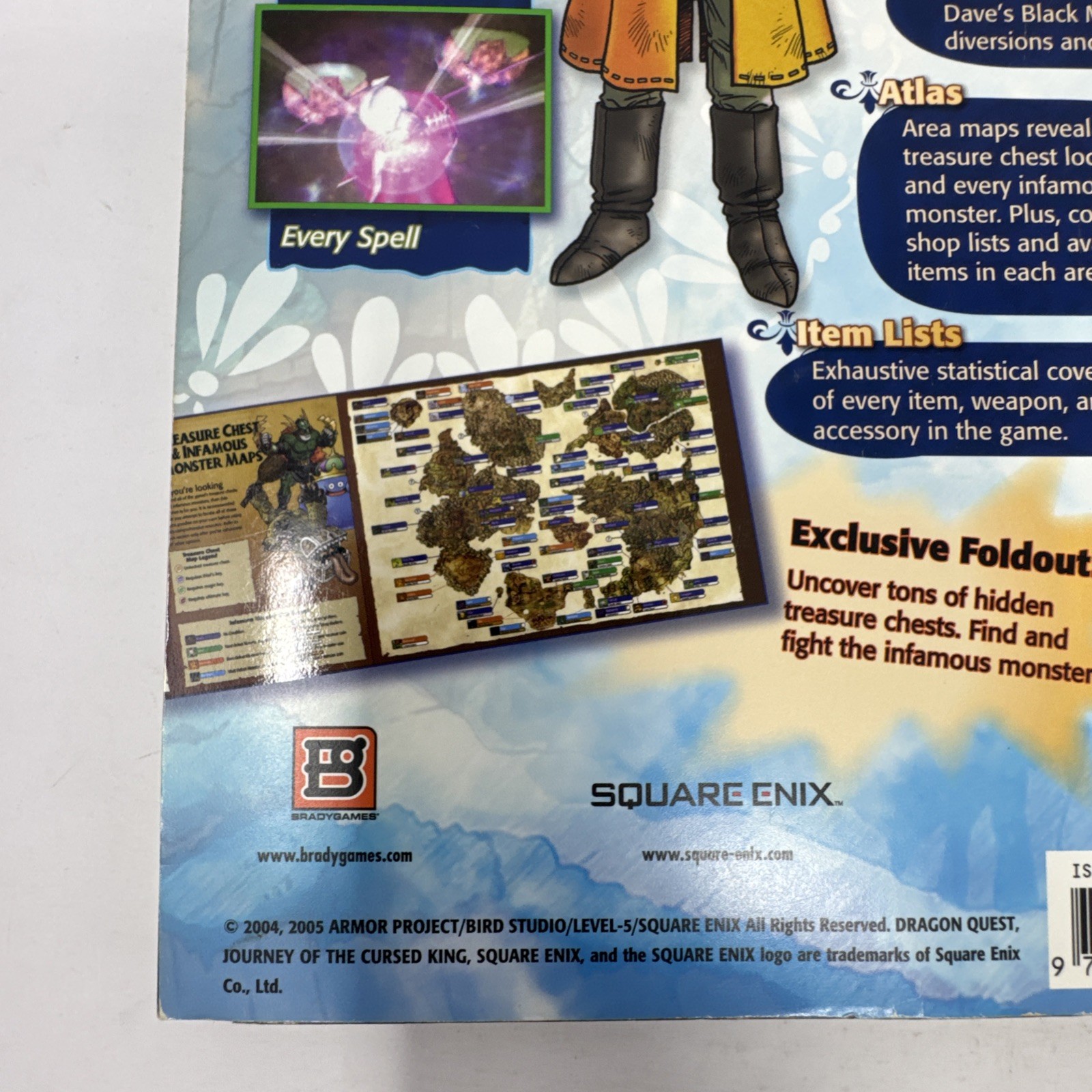 Dragon Quest VIII Journey of the Cursed King Strategy Guide w/ Exclusive Foldout