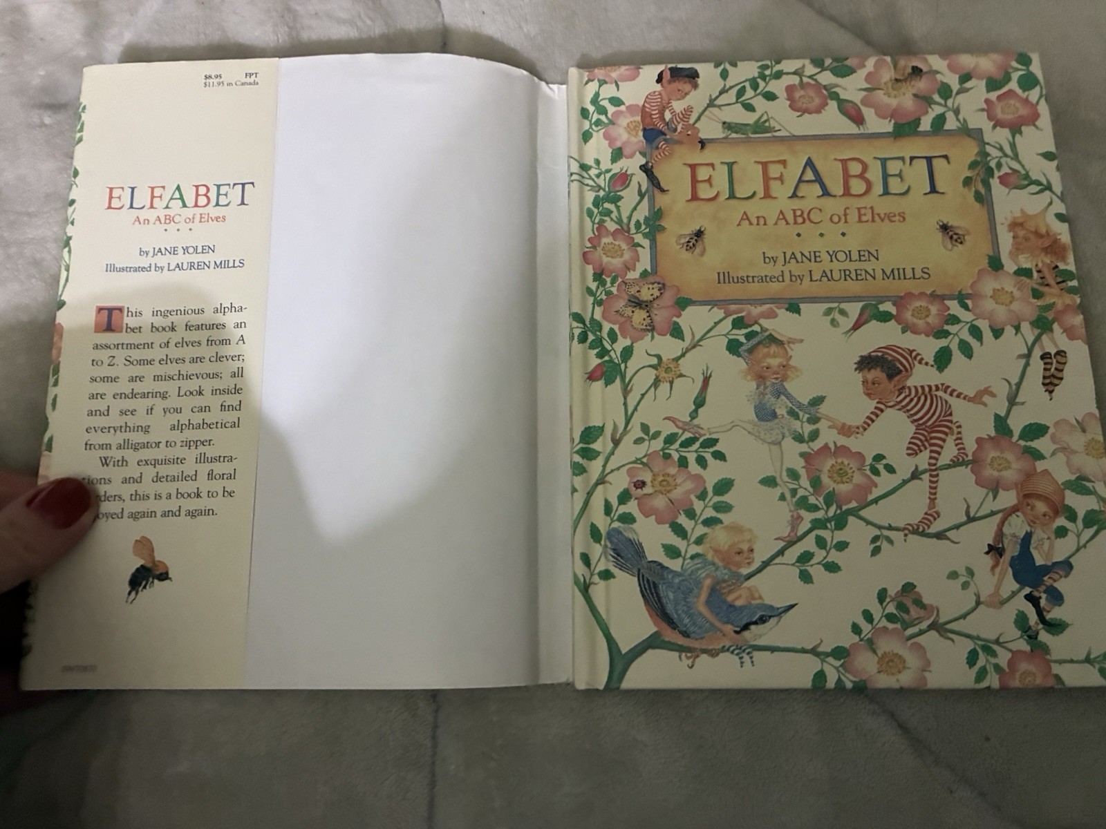 Elfabet by Jane Yolen 1990 1st Min. Ed.
