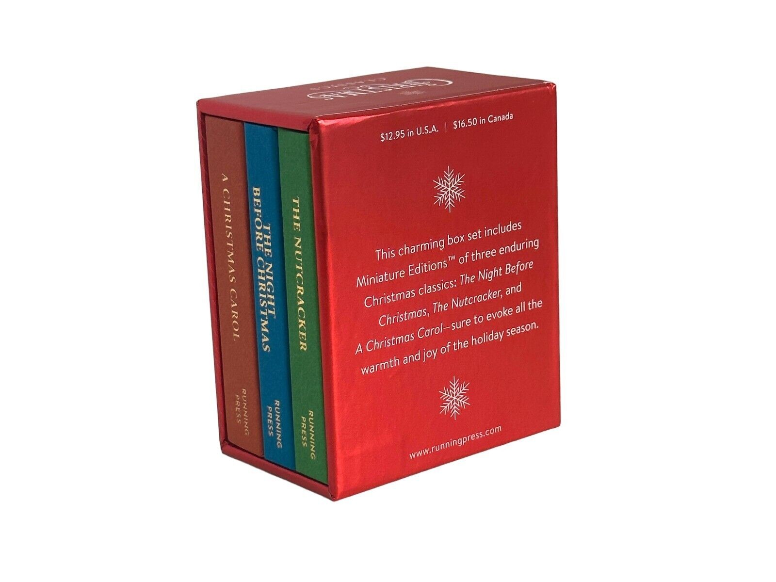 new mini books Christmas Classics box set Nutcraker Night Before Christmas Carol