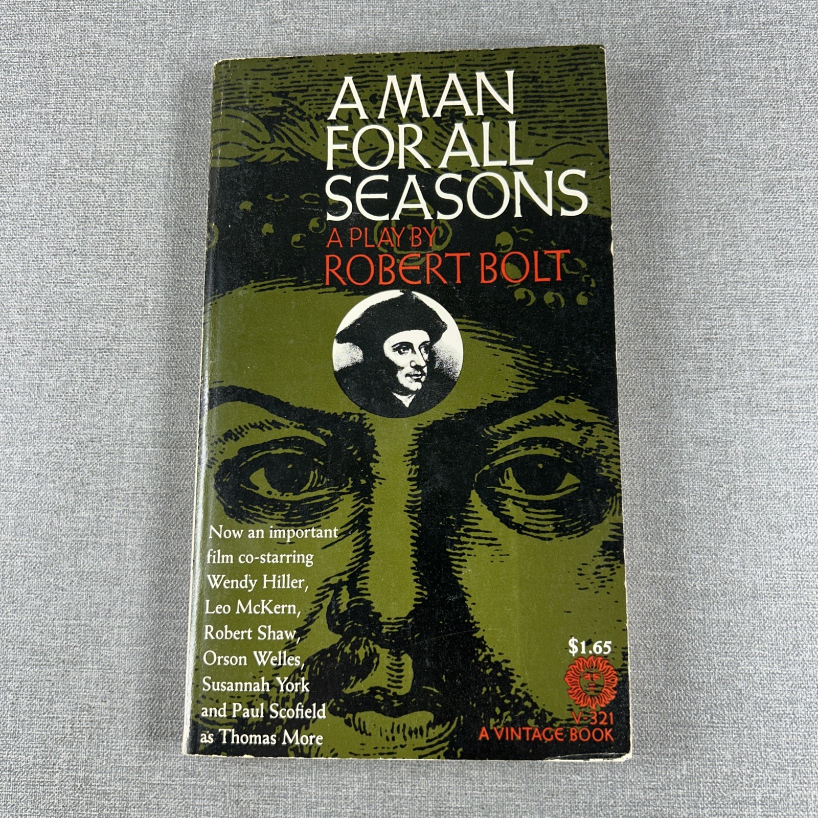 A Man For All Seasons Robert Bolt 1962 Vintage Paperback Book