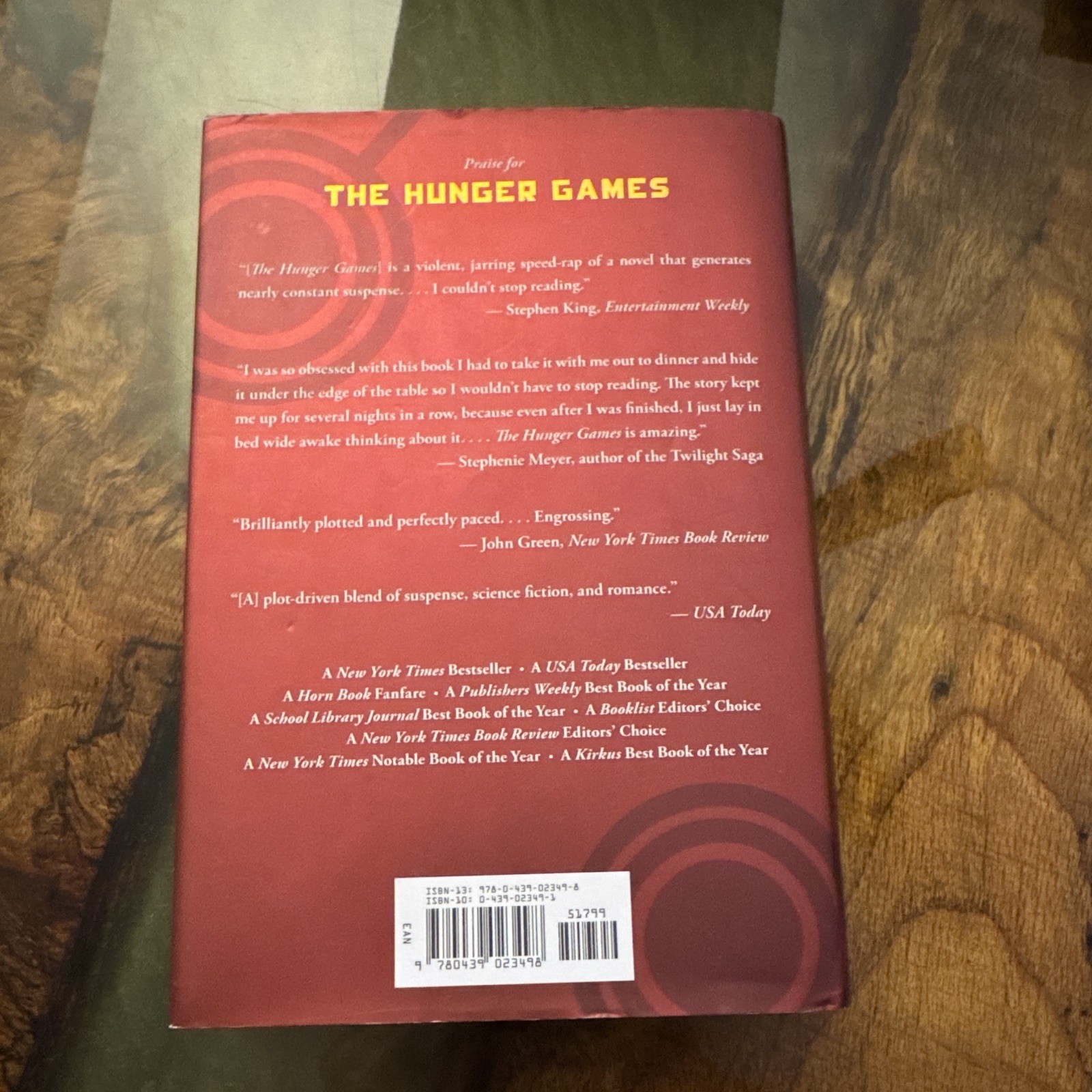 Suzanne Collins The Hunger Games Catching Fire Hardcover Novel w/ Dust Jacket