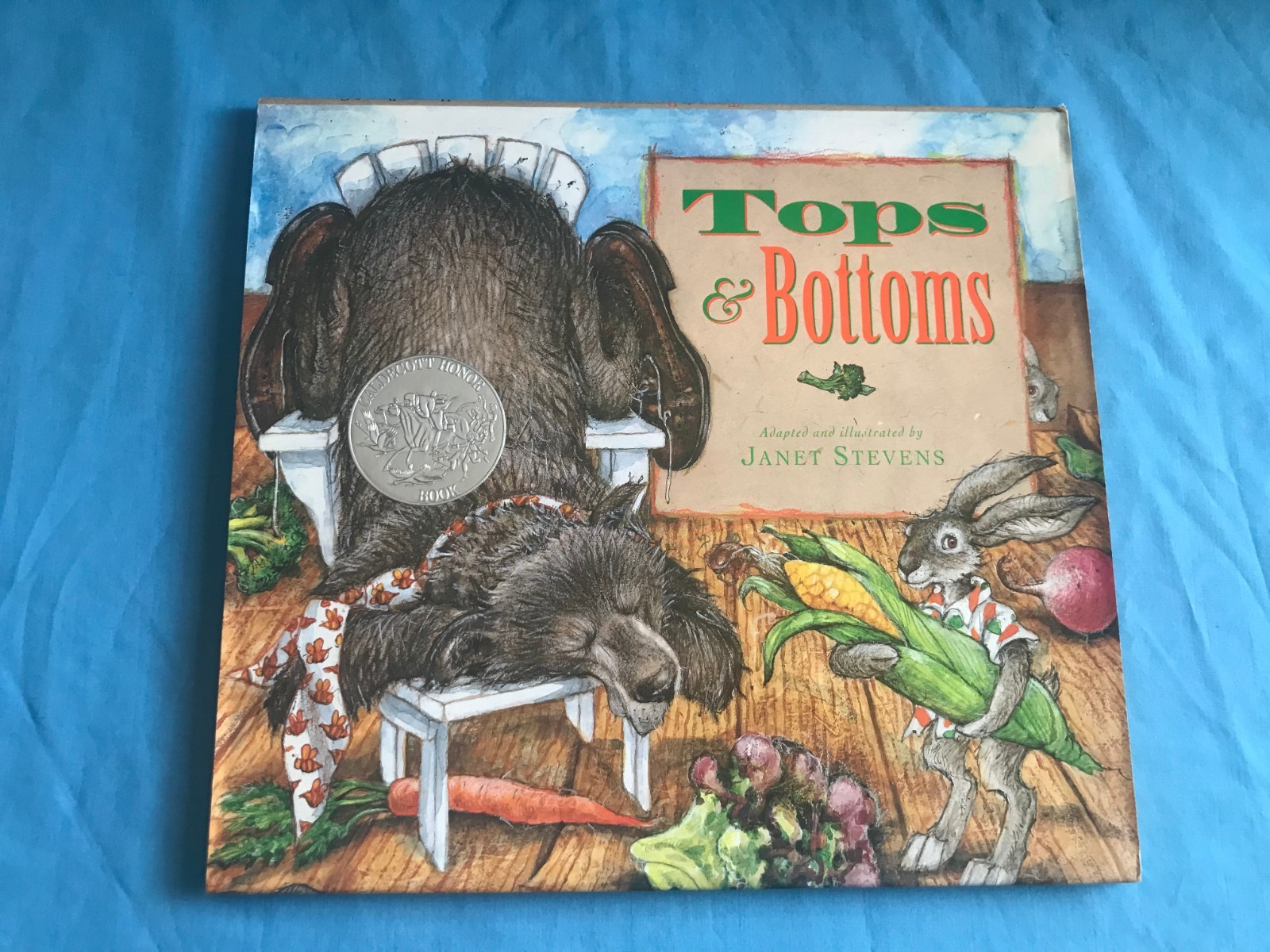 Tops and Bottoms by Janet Stevens (1995, Hardcover) ~ Caldecott Honor Book