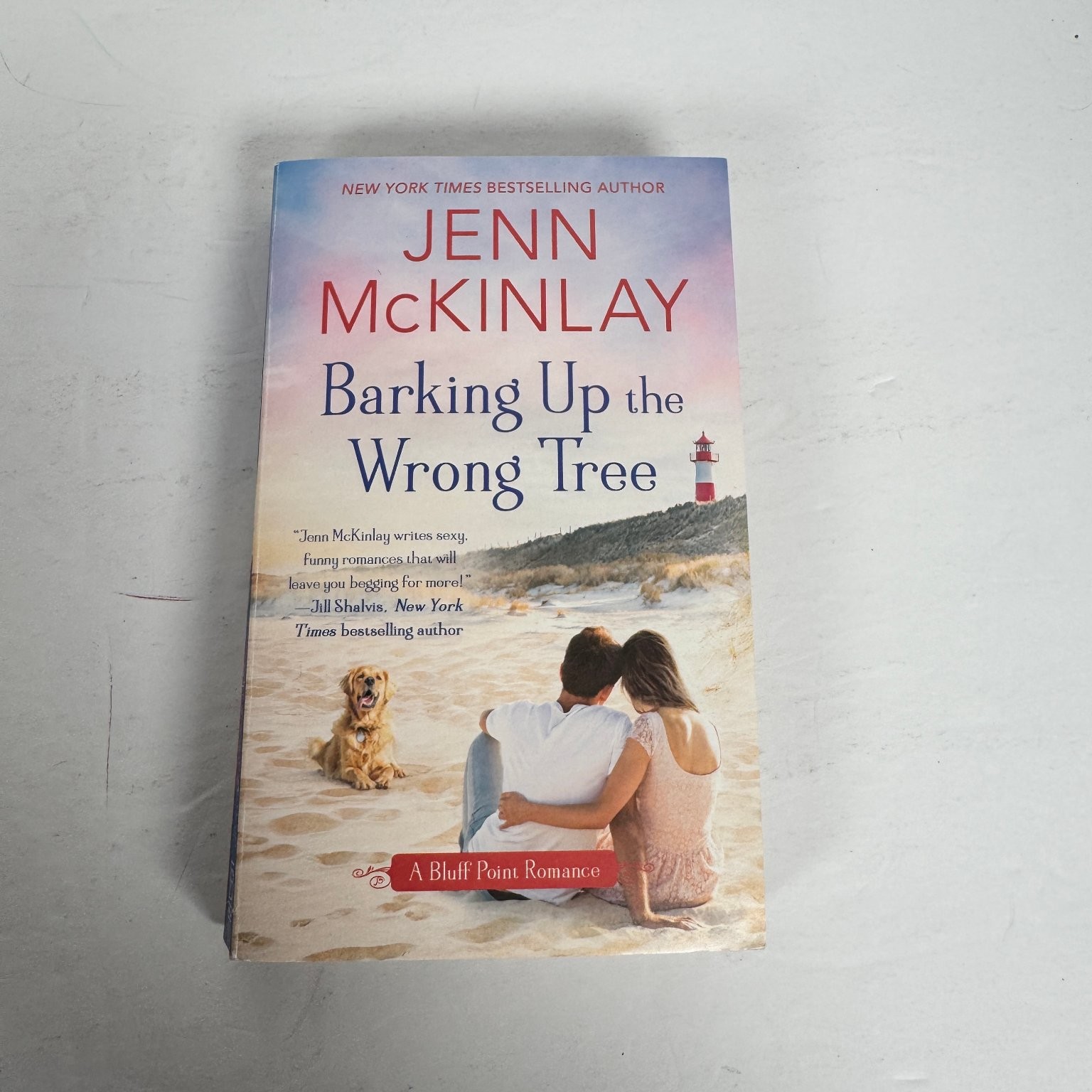 Jenn McKinlay ABOUT A DOG & BARKING UP THE WRONG TREE Bluff Point Romance Lot