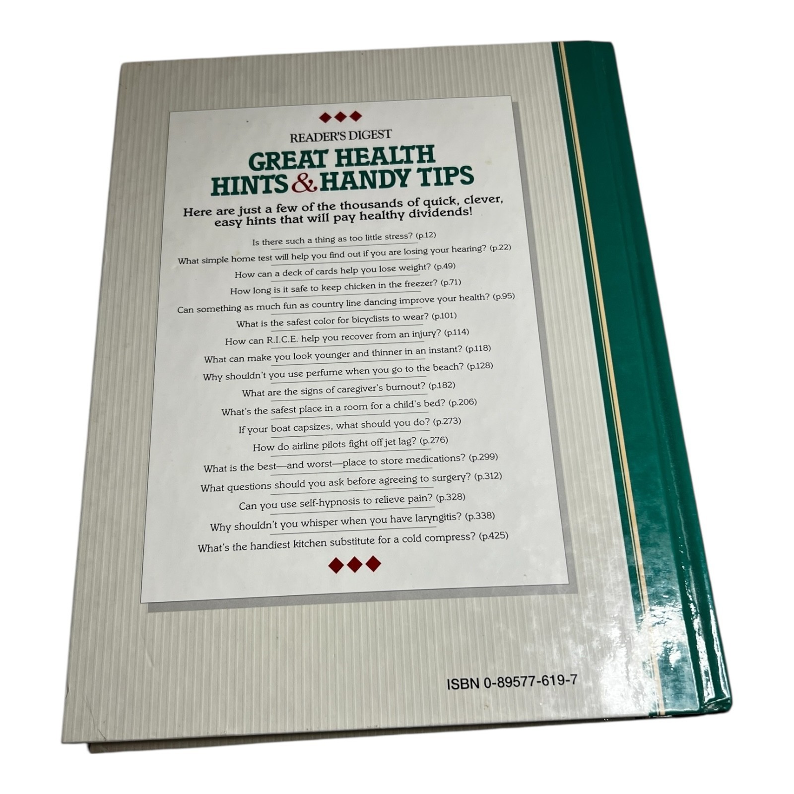 Great Health Hints & Handy Tips Reader’s Digest Hardcover 4,000 Ideas