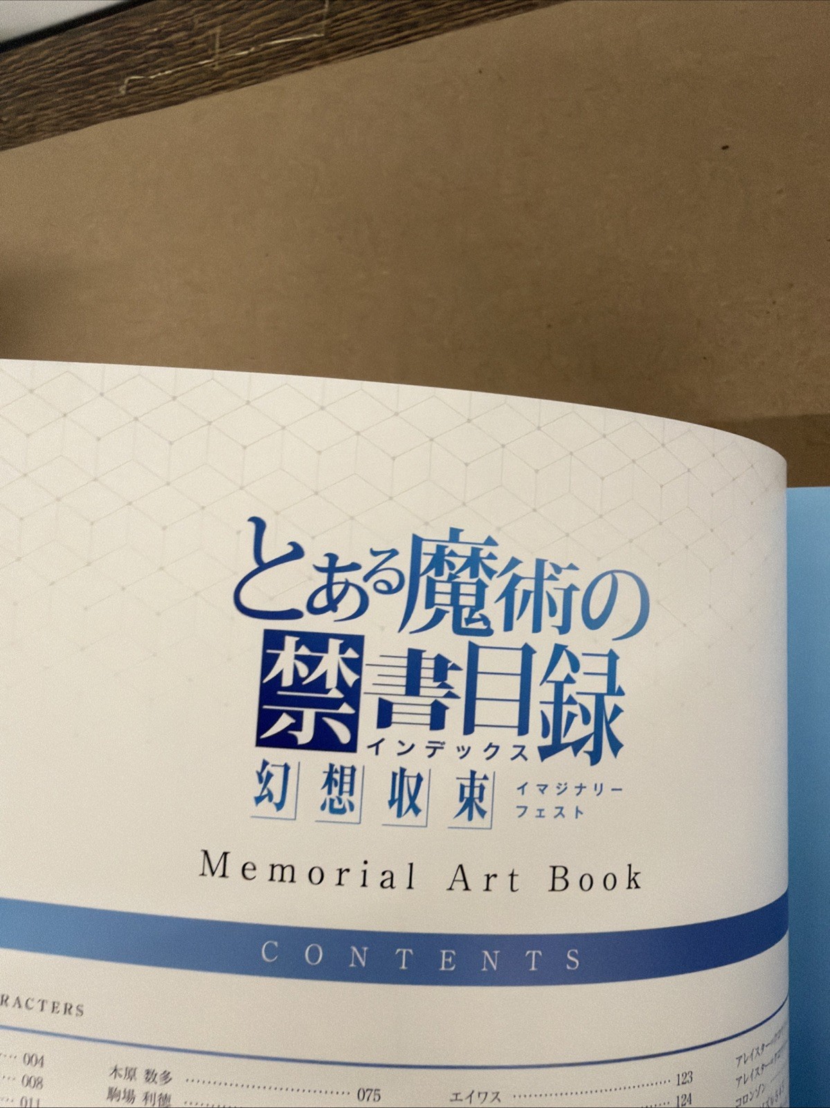 Square Enix A Certain Magical Index: Imaginary Fest Memorial Art Book 2019