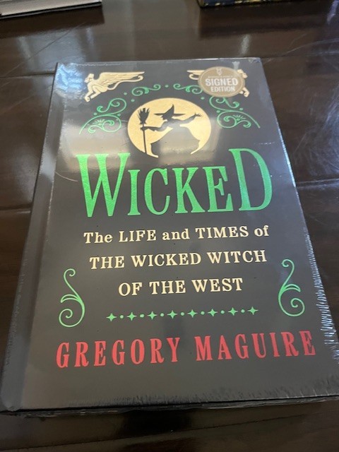 SIGNED Gregory Maguire WICKED Collector’s Edition Hardcover Sealed
