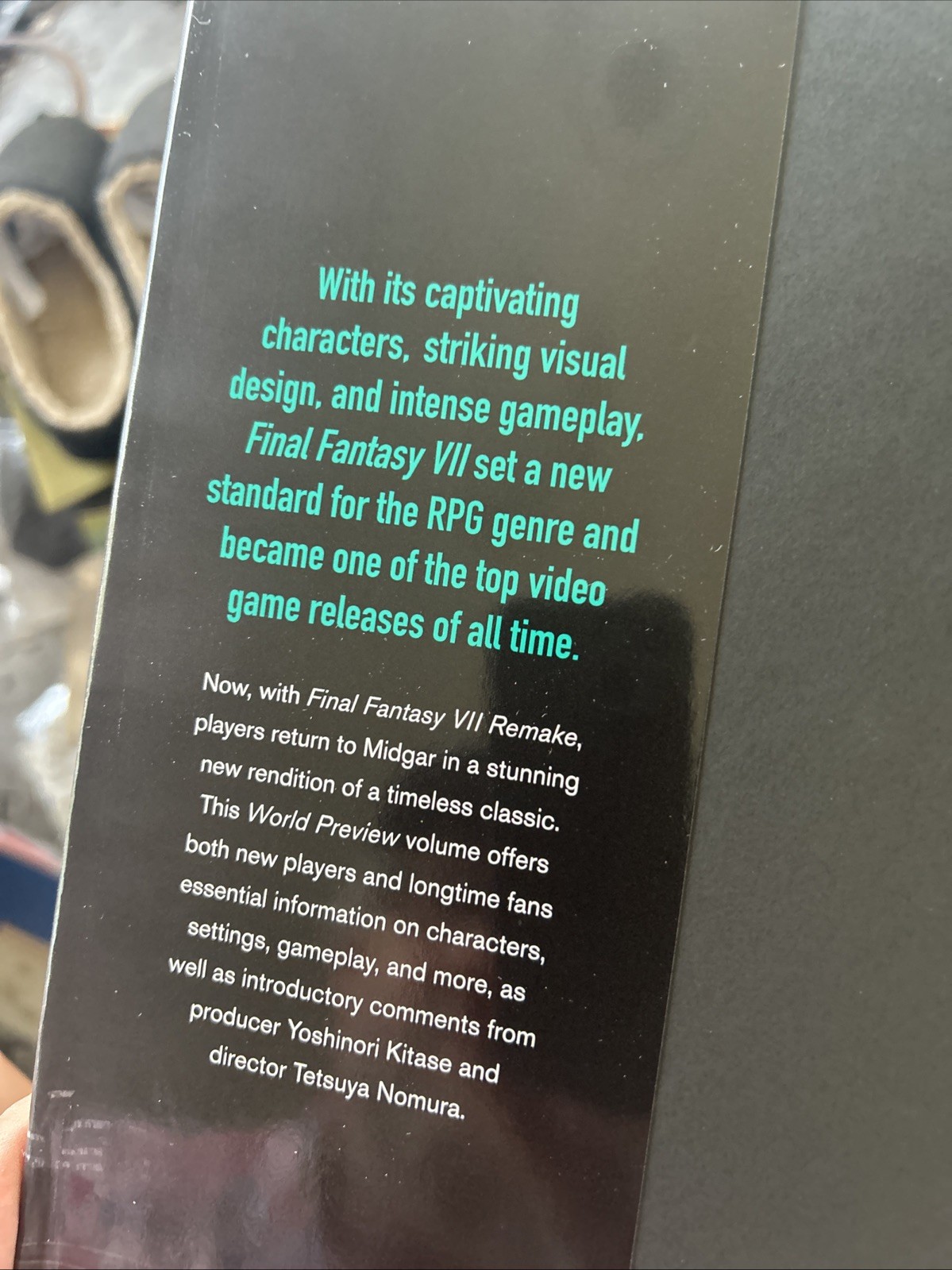 Final Fantasy VII Remake World Preview Hardback Art Book Br6
