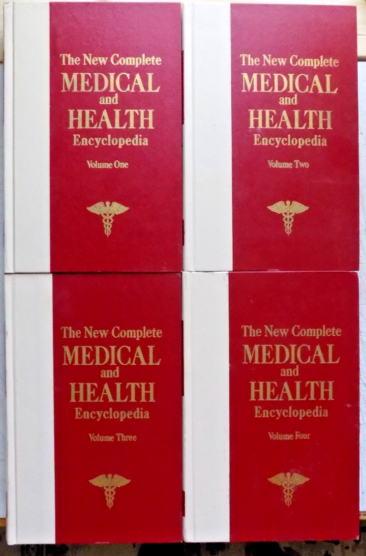 The NEW COMPLETE MEDICAL & HEALTH ENCYCLOPEDIA c. 1977 Four Hardbacks