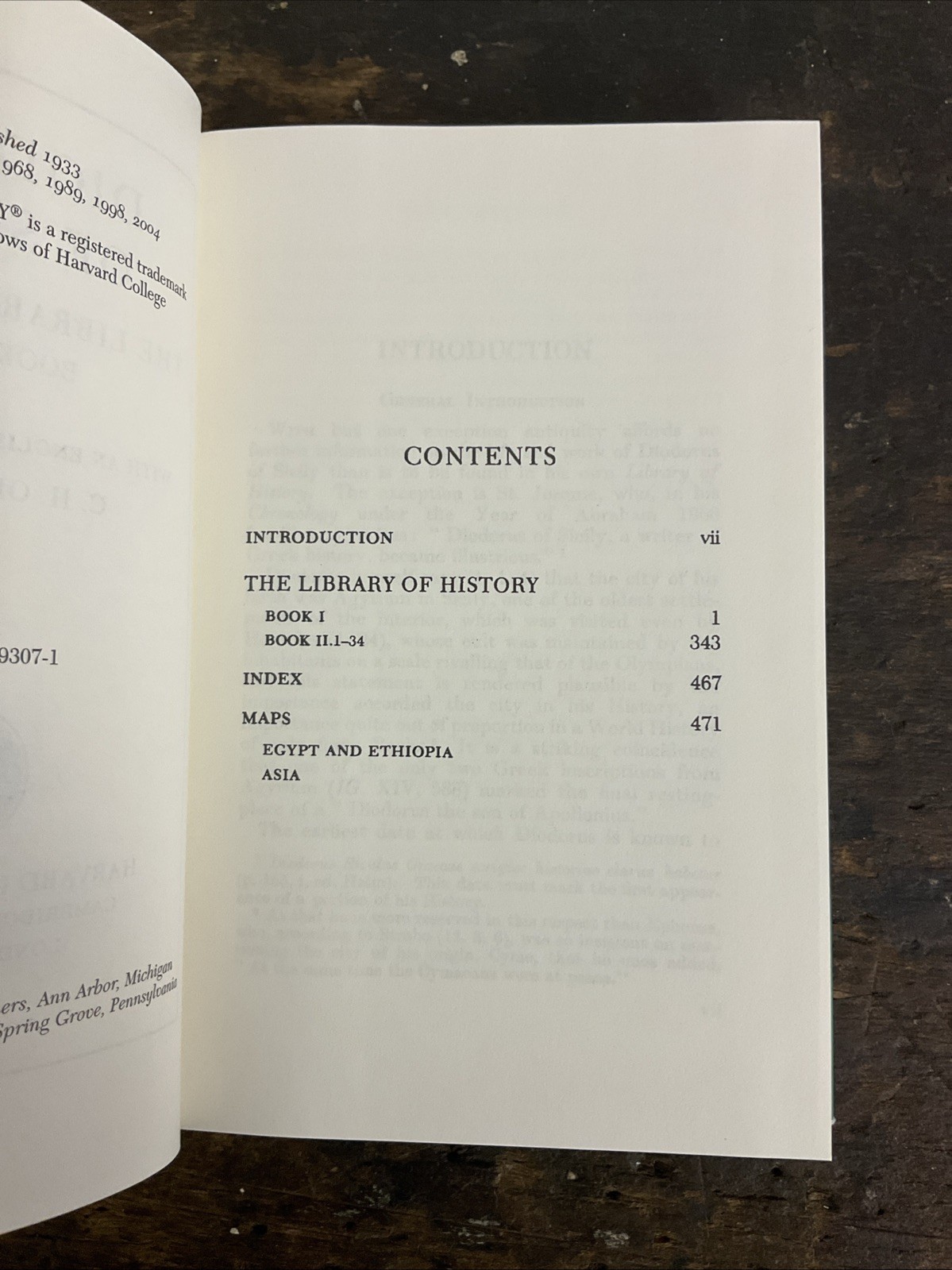 Library of History, Volume I : Books 1-2. 34 by Diodorus Diodorus Siculus (1933)