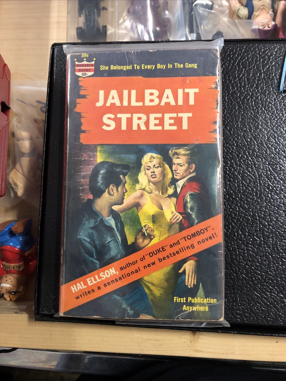 1963 Monarch Books 399 Jailbait Street Hal Ellison Very Nice GGA Sleaze Pulp PB
