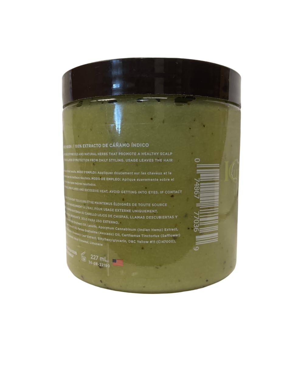 Kuza 100% Indian Hemp Hair & Scalp Treatment, 7.7oz – 7.7 Ounce (Pack of 1)