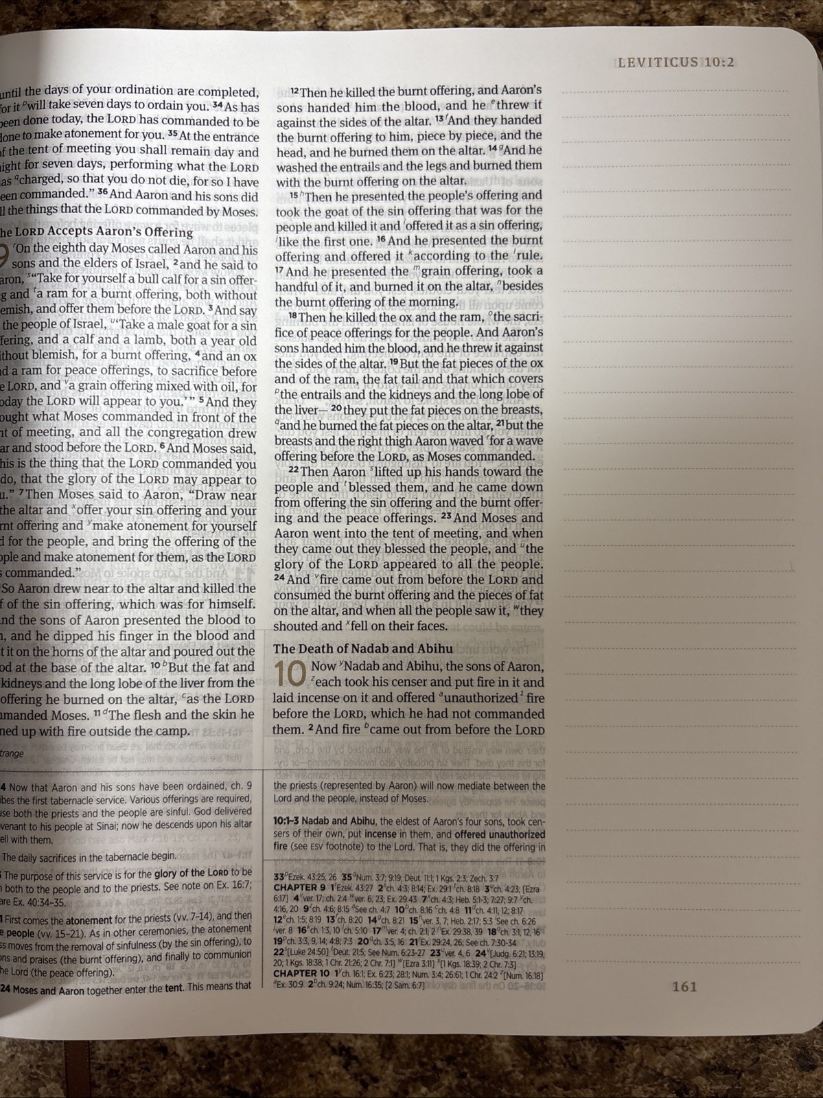 ESV Journaling Study Bible By J.I. Packer Trutone Over Board New Never Written