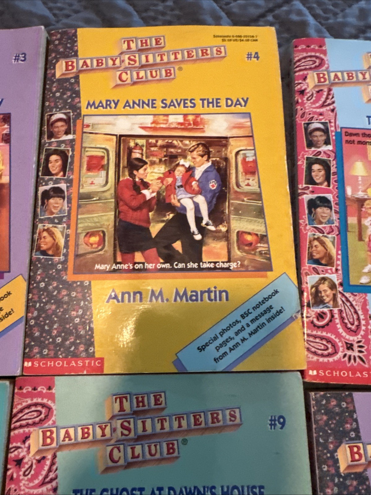 Lot Of 10 The Babysitter’s Club Ann M. Martin Chapter Books 2-6, 8-11 And #14
