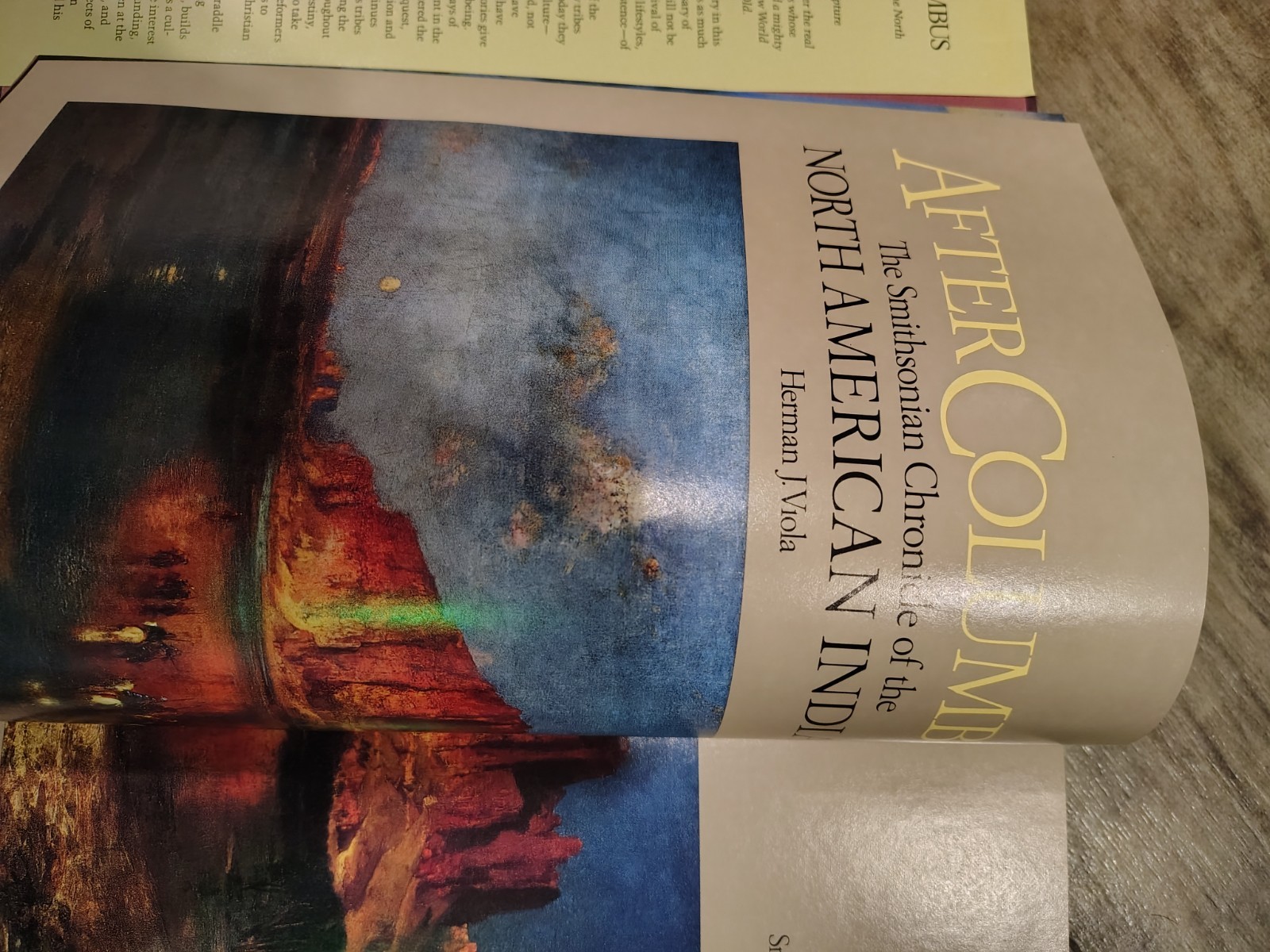 Vintage Book After Columbus The Smithsonian Chronicle of the N. American Indians
