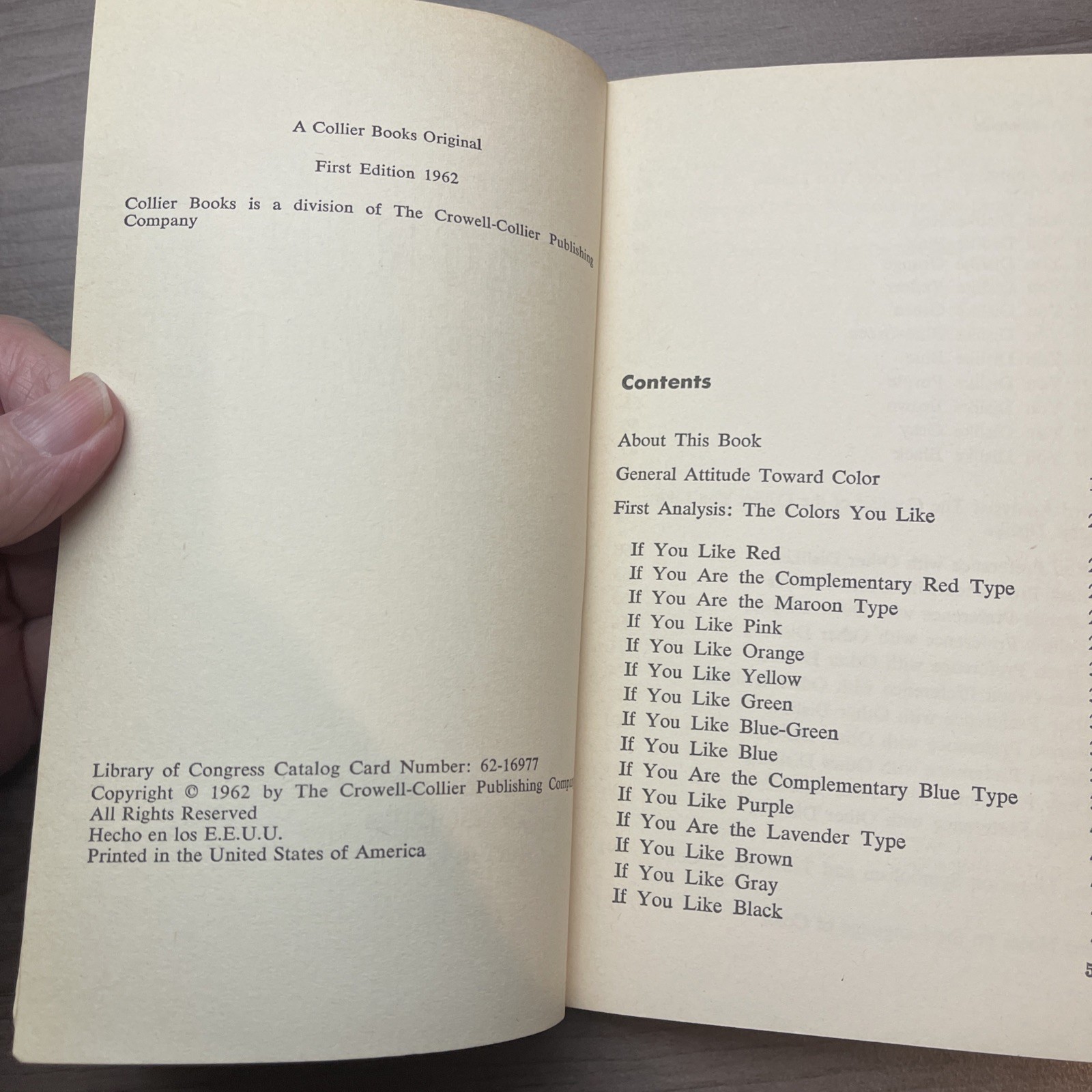 Color In Your World-FABER BIRREN 1962 First Edition PB A5331 An Intimate Study