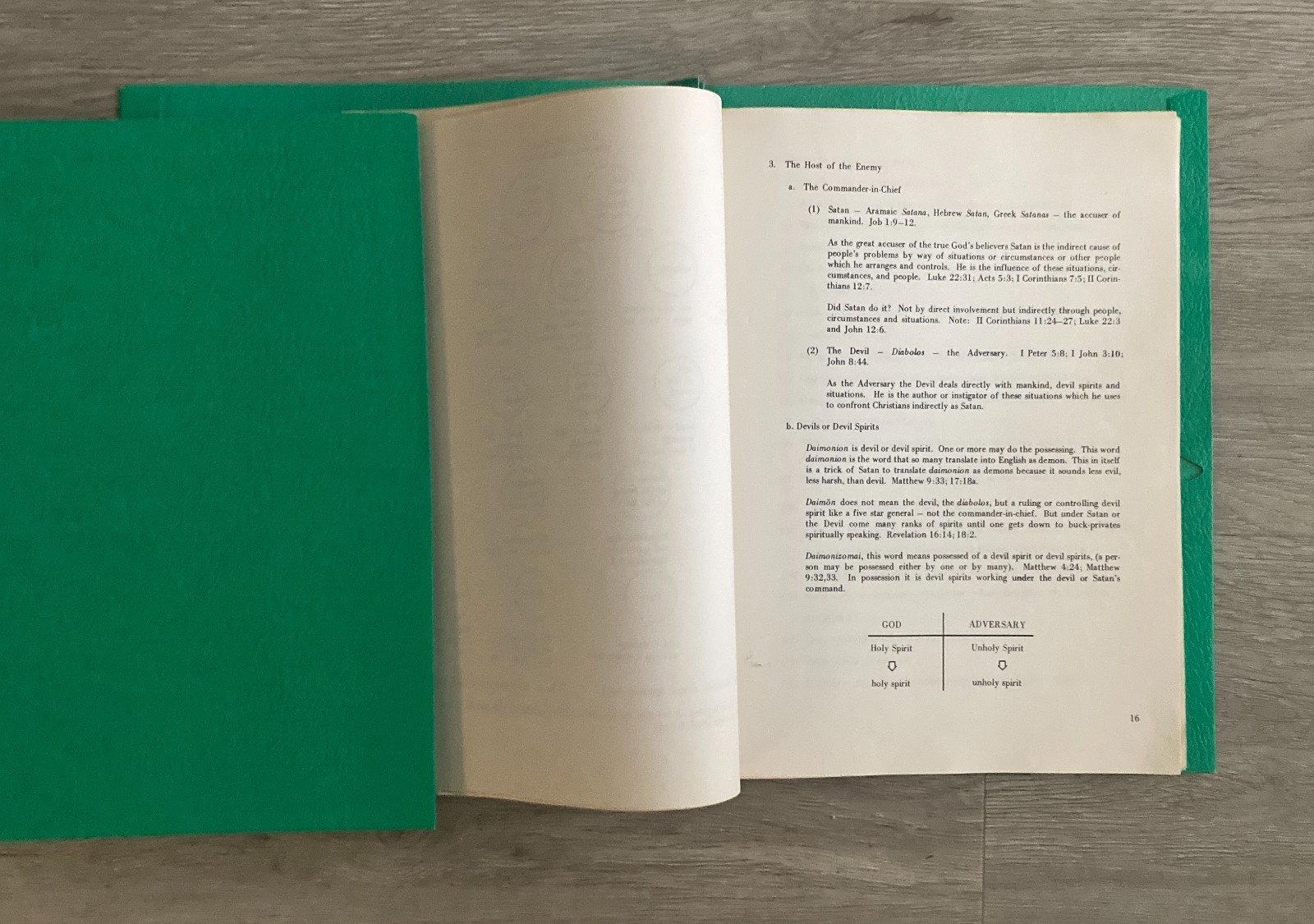 Advanced Class PFAL Syllabus, 1974 – Dr. Victor Paul Wierwille, 34 pages