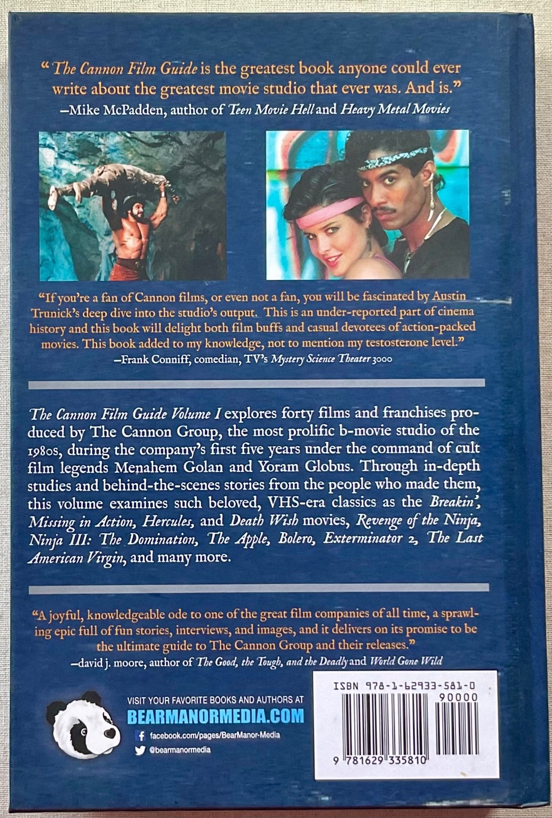 The Cannon Film Guide Volume I: 1980 – 1984 by Austin Trunick HC (2020) LIKE NEW