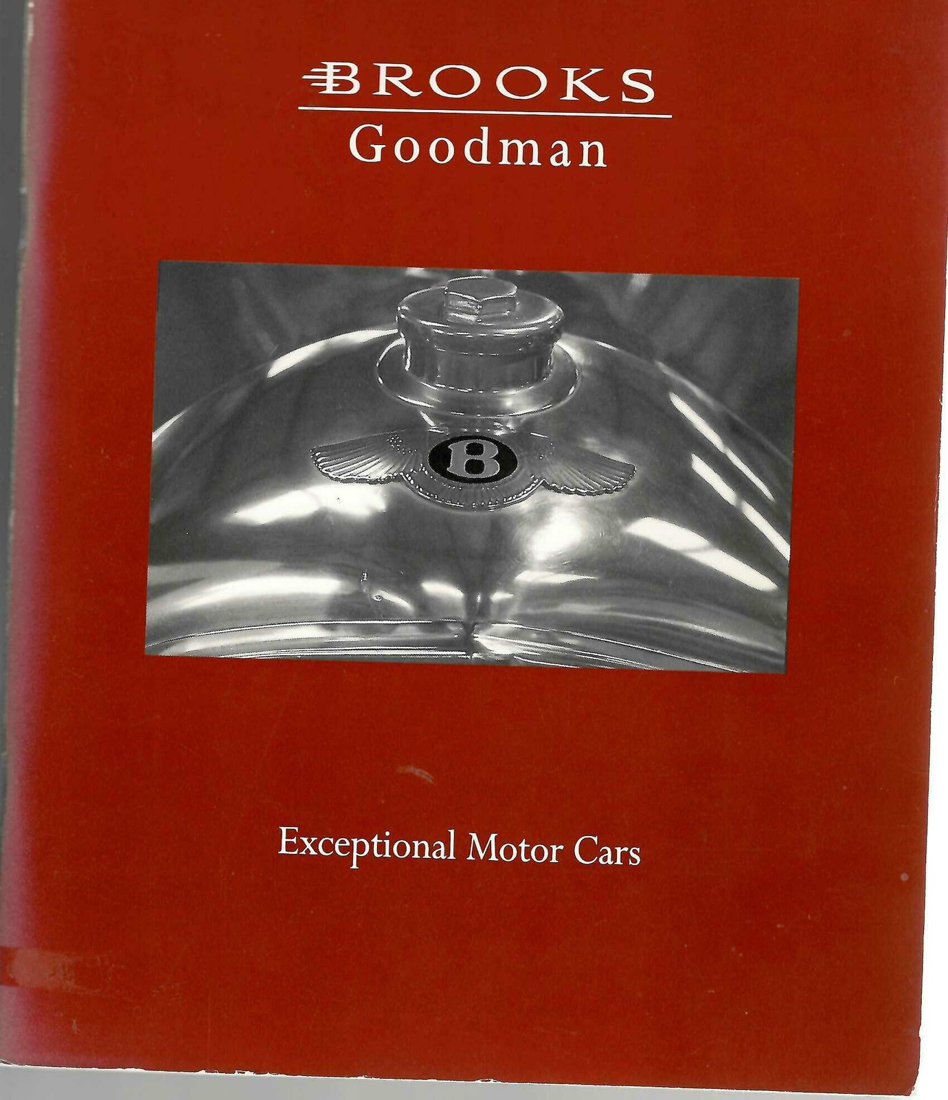 Brooks Goodman: Exceptional Motor Cars – Auction Catalogue (Paperback, 1999)