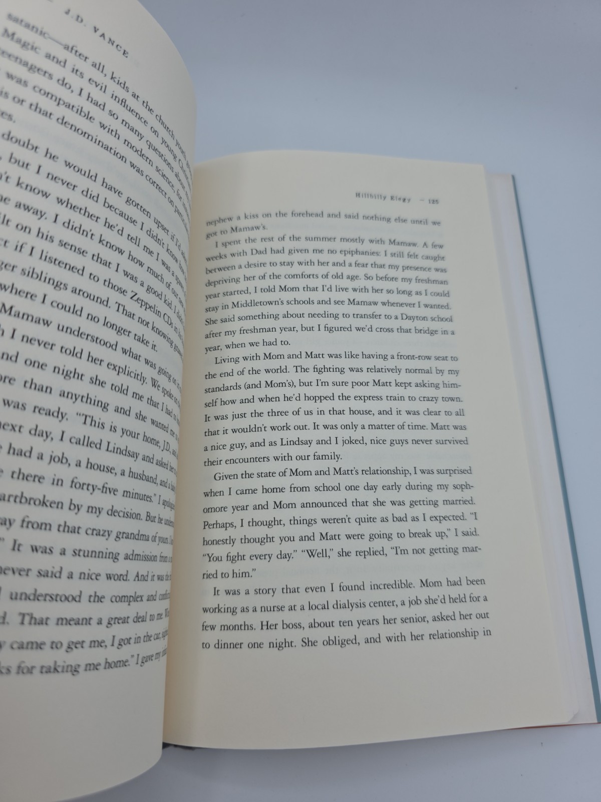 Hillbilly Elegy by J. D. Vance (2016 Hardcover)