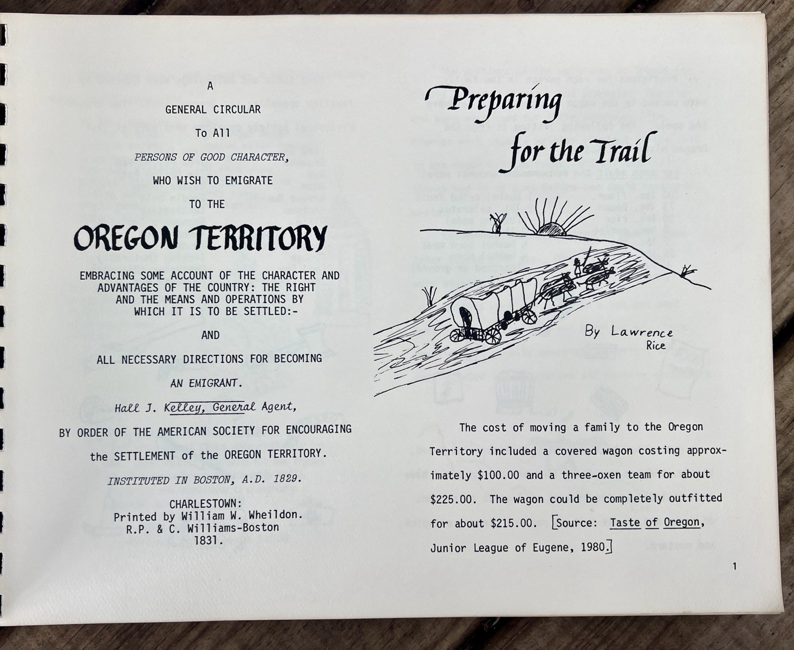 Traces of the Past 1984 Local-Family History Beaverton Washington County Oregon