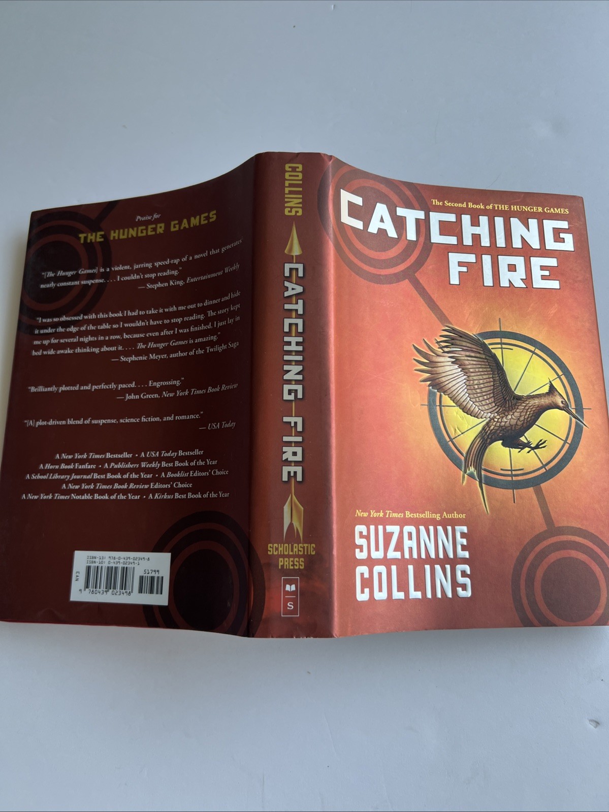 Suzanne Collins the Hunger Games Catching Fire First Edition Hardcover