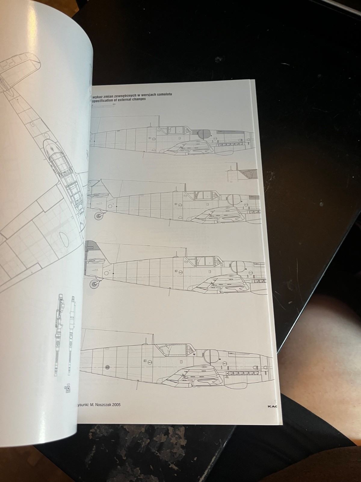 Messerschmitt Bf 109 G/K Vol II. KAGERO MONOGRAPH #22 Krzysztof Janowicz w/mask
