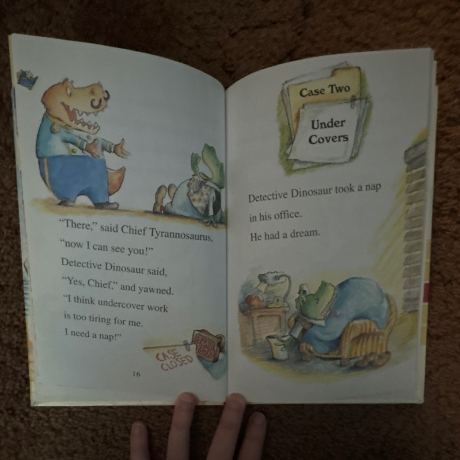Detective Dinosaur Undercover by Skofield, Alley, Harper, Hardcover I can read 2