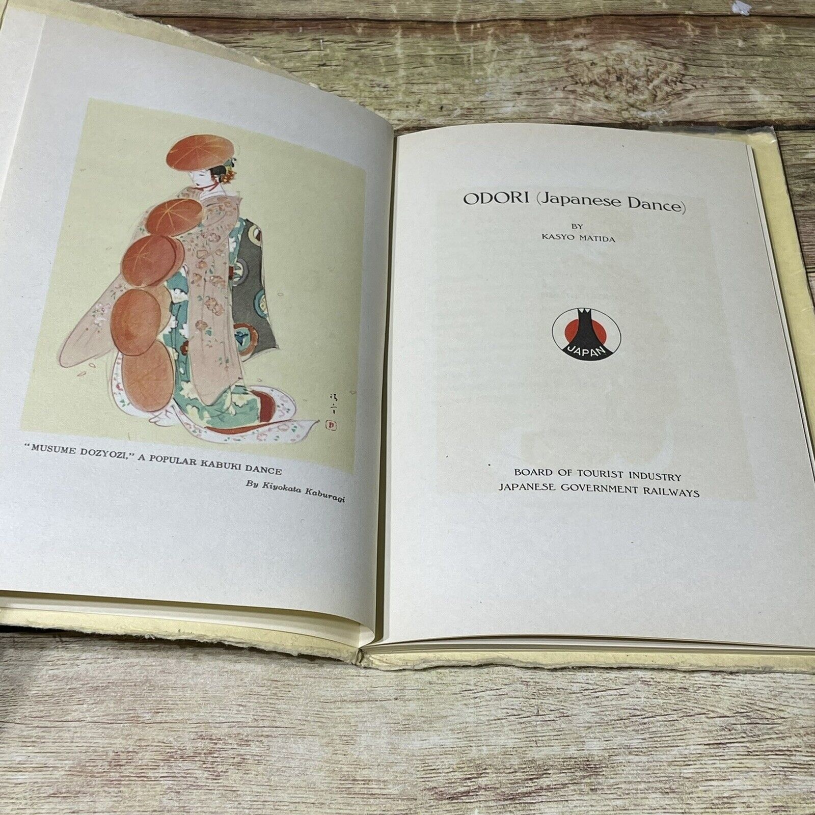 Vintage Odori Japanese Dance Tourist Library 22 Vintage 1938