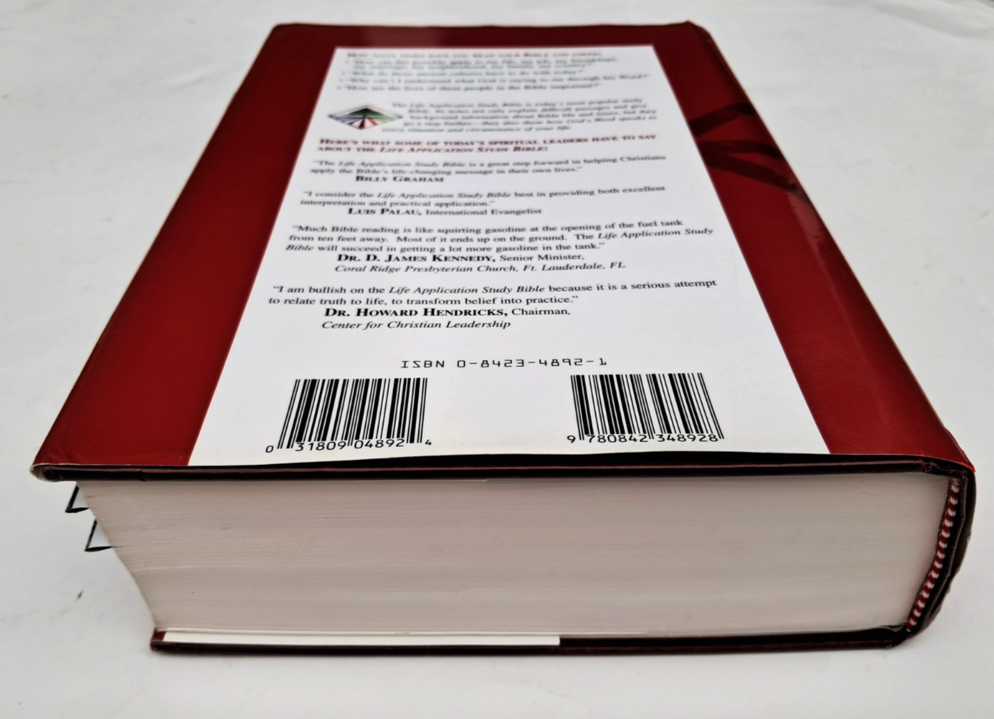 Life Application Study Bible NIV 1997 Tyndale With Dust Jacket & Index Tabs